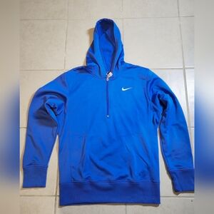 Nike Blue Quarter Zip Hoodie Women's Size M